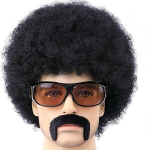 Afro Mr KoTTer and the Sweat-Hogs - Halloween Party Wig - Welcome Back Kotter